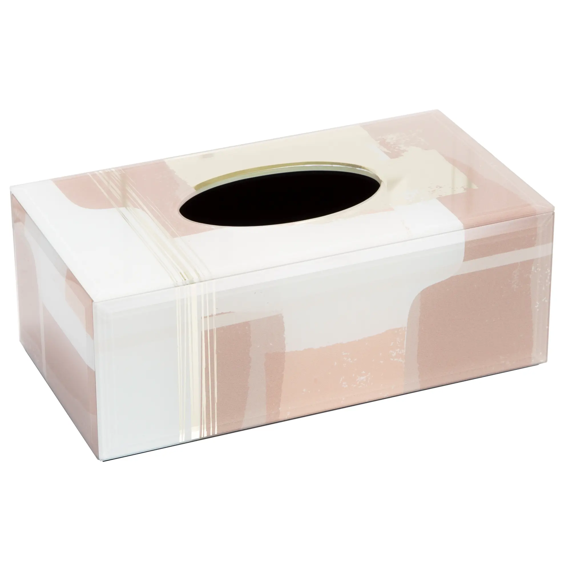 Rectangle Glass Tissue Box Cover(2)