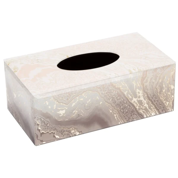 Rectangle Glass Tissue Box Cover