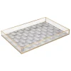 Gold Edge Printed Deco Glass Tray (1)