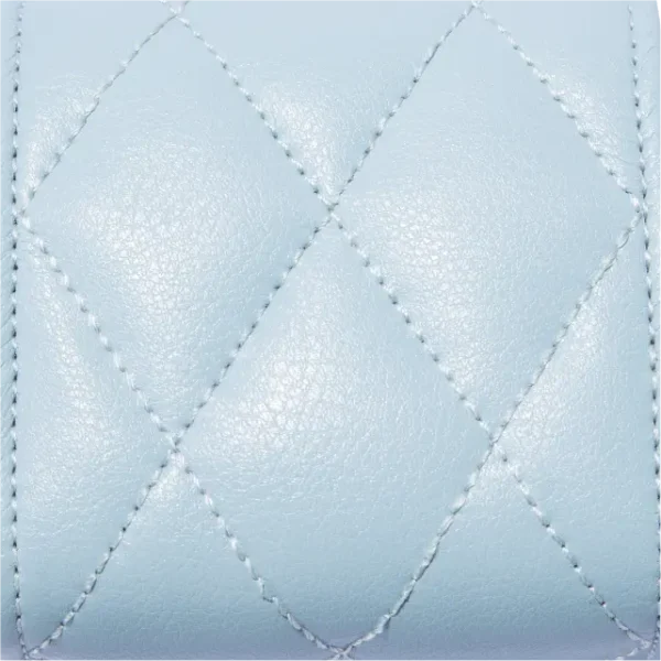 Single Slot Blue PU Leather Watch Roll Travel Case-WR003 (3)