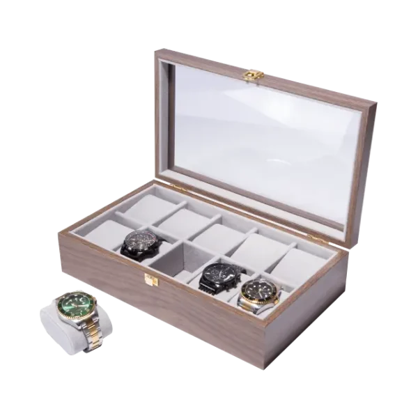 12 Slots Wooden Display Watch Box-WB001 (1)