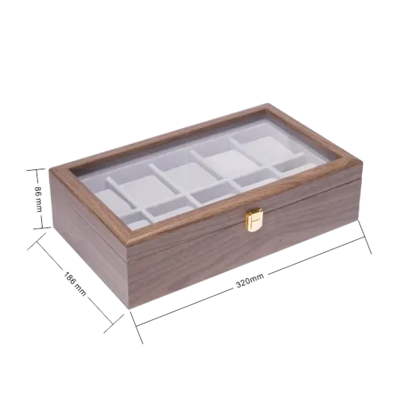 12 Slots Wooden Display Watch Box-WB001 (3)