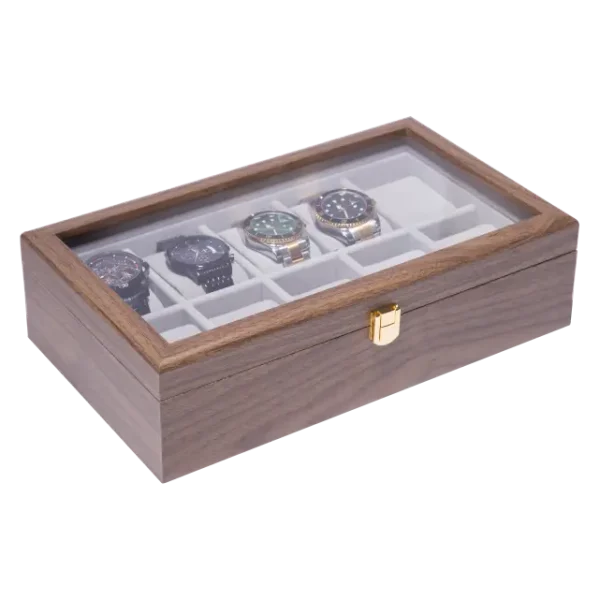 12 Slots Wooden Display Watch Box-WB001 (4)