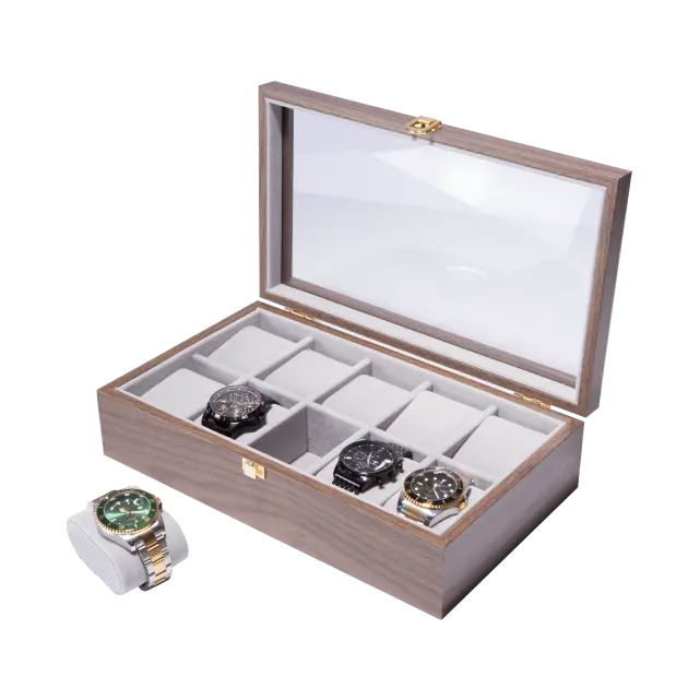 12 Slots Wooden Display Watch Box-WB001 (1)