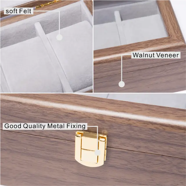 12 Slots Wooden Display Watch Box-WB001(2)