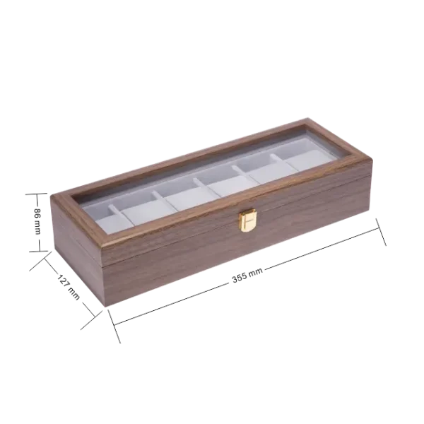 6 Slots Wooden watch box-WB002(3)