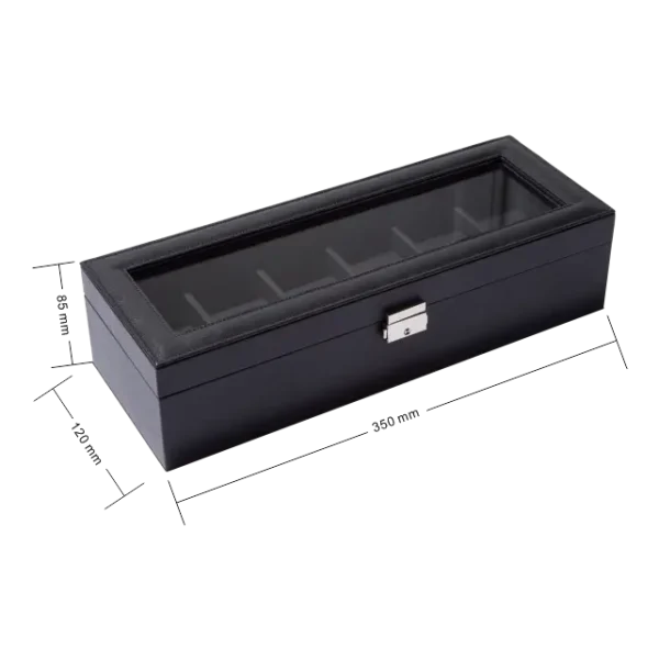 6 Slots PU leather watch box-WB004 (4)