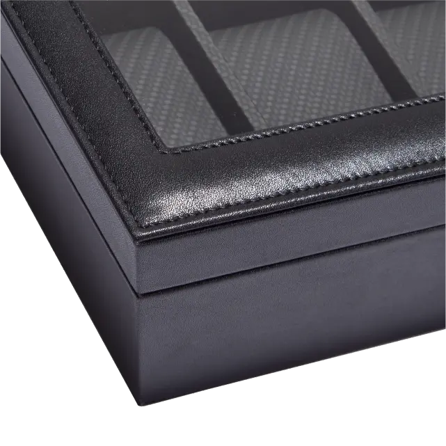 6 Slots PU leather watch box-WB004(3)
