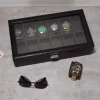 12 Slots PU leather watch box-WB006