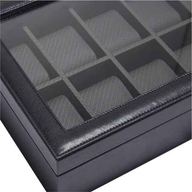 12 Slots PU leather watch box-WB006 (1)