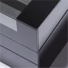 Black Tempered Glass Luxury watch box-WB007（1）
