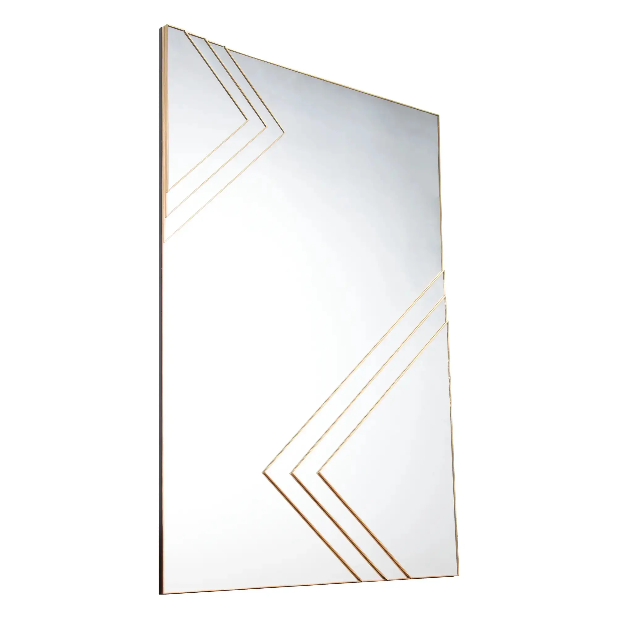 art deco beveled mirror
